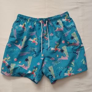 Boardies Men's Retro 90s Surfer Swim Shorts Lined X-Large